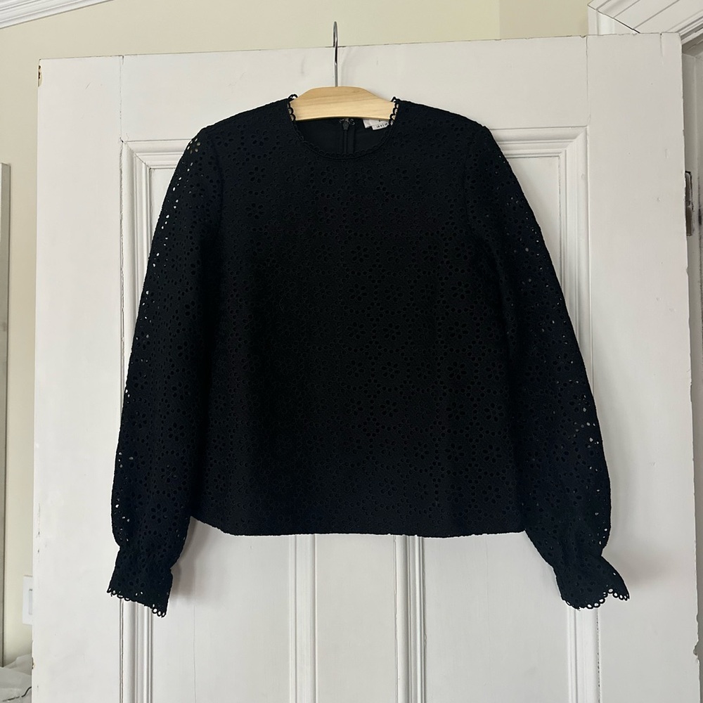 Love, Bonito Black Eyelet Top